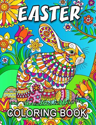 Easter Coloring Book: Adult Coloring Book Easy, Fun, Beautiful Coloring Pages - Kodomo Publishing