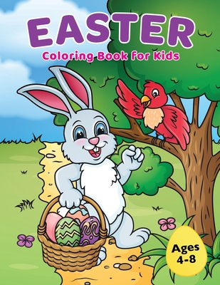 Easter Coloring Book for Kids Ages 4-8: Easter Basket Stuffer with Cute Bunny, Easter Egg & Spring Designs - Press, Golden Age