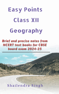 Easy Points Class XII Geography: Easy Points