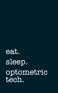 eat. sleep. optometric tech. - Lined Notebook: Writing Journal