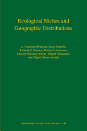 Ecological Niches and Geographic Distributions (Mpb-49)