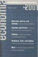 Economia: Fall 2001: Journal of the Latin American and Caribbean Economic Association - Velasco, Andres (Editor)