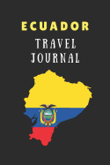 Ecuador Travel Journal: 2 in 1 Composition Notebook Combining Lined Writing Paper and Itinerary List Paper
