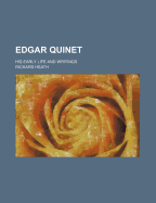Edgar Quinet: His Early Life and Writings