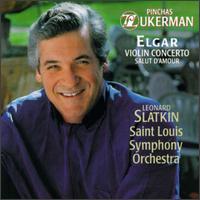 Edward Elgar: Violin Concerto; Salut d'amour - Pinchas Zukerman (violin); St. Louis Symphony Orchestra; Leonard Slatkin (conductor)