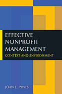 Effective Nonprofit Management: Context and Environment