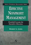 Effective Nonprofit Management: Essential Lessons for Executive Directors