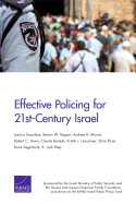 Effective Policing for 21st-Century Israel - Saunders, Jessica M