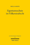 Eigentumsschutz im Vlkerstrafrecht: Unter besonderer Bercksichtigung des deutschen Vlkerstrafgesetzbuches