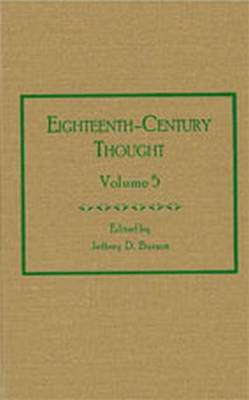 Eighteenth-Century Thought - Burson, Jeffrey D. (Editor)