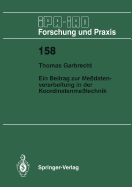 Ein Beitrag Zur Medatenverarbeitung in Der Koordinatenmetechnik