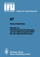 Einflu von Oberflchenbeschichtungen auf den Werkzeugverschlei bei der Massivumformung