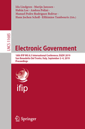 Electronic Government: 18th Ifip Wg 8.5 International Conference, Egov 2019, San Benedetto del Tronto, Italy, September 2-4, 2019, Proceedings