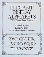 Elegant Display Alphabets