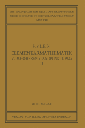 Elementarmathematik Vom Hheren Standpunkte Aus, II: Geometrie