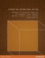 Elementary Differential Equations with Boundary Value Problems: Pearson New International Edition