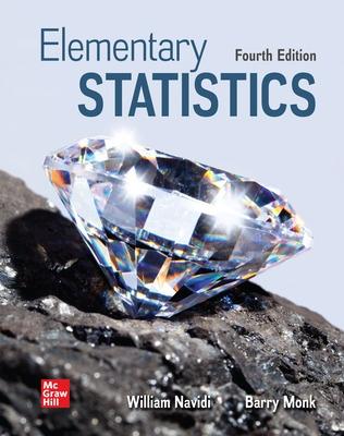 Elementary Statistics - Navidi, William Cyrus, and Monk, Barry