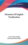 Elements Of English Versification