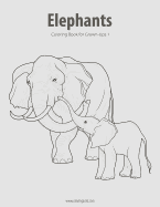 Elephants Coloring Book for Grown-Ups 1
