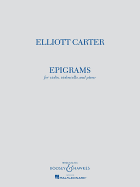 Elliott Carter - Epigrams: Violin, Violoncello, and Piano Playing Score
