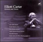 Elliott Carter: Quintets and Voices - Andre Solomon-Glover (baritone); Arditti Quartet; Charles Neidich (clarinet); Ensemble Sospeso; Frank Morelli (bassoon);...