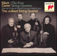 Elliott Carter: The Four String Quartets - Christopher Oldfather (piano); Juilliard String Quartet; Robert Mann (violin)