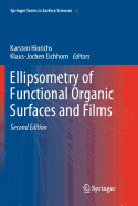 Ellipsometry of Functional Organic Surfaces and Films