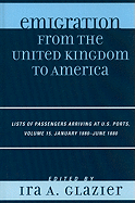 Emigration from the United Kingdom to America: Lists of Passengers Arriving at U.S. Ports, January 1880 - June 1880