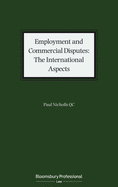 Employment and Commercial Disputes: The International Aspects