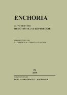 Enchoria 9 (1979): Zeitschrift Fur Demotistik Und Koptologie