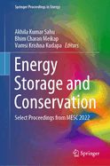 Energy Storage and Conservation: Select Proceedings from Mesc 2022