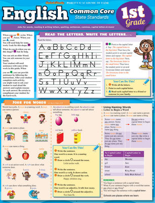 English Common Core 1st Grade - Barcharts Inc
