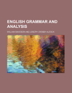 English grammar and analysis