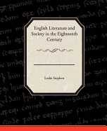 English literature and society in the eighteenth century