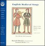 English Medieval Songs: The 12th and 13th Centuries
