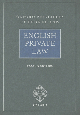 English Private Law - Burrows, Andrew (Editor)