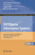 Enterprise Information Systems: International Conference, Centeris 2011, Vilamoura, Algarve, Portugal, October 5-7, 2011. Proceedings, Part II