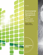 Environmental Economics and Management: Theory, Policy and Applications