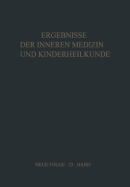 Ergebnisse Der Inneren Medizin Und Kinderheilkunde