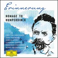 Erinnerung: Homage to Humperdinck - Brigitte Fassbaender (contralto); Christina Landshamer (soprano); Detlef Roth (baritone);...