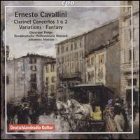 Ernesto Cavallini: Clarinet Concertos 1 & 2; Variations; Fantasy - Giuseppe Porgo (clarinet); Norddeutsche Philharmonie Rostock; Johannes Moesus (conductor)