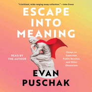 Escape Into Meaning: Essays on Superman, Public Benches, and Other Obsessions