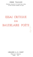 Essai Critique Sur Baudelaire Poete