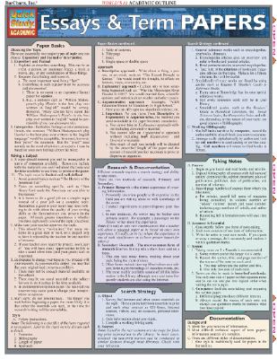 Essays and Term Papers: Reference Guide - BarCharts, Inc.