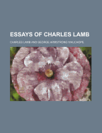 Essays of Charles Lamb