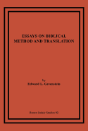 Essays on Biblical Method and Translation
