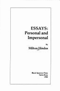 Essays: Personal and Impersonal