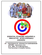 Essential Economic Enquiries & Innovative Inter Operable Answers: Economics and Management Application Guide
