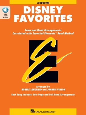 Essential Elements Disney Favorites - Conductor's Edition with Online Audio - Vinson, Johnnie, and Longfield, Robert