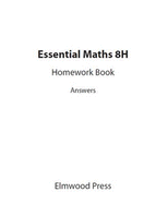 Essential Maths 8H Homework Answers - White, Michael